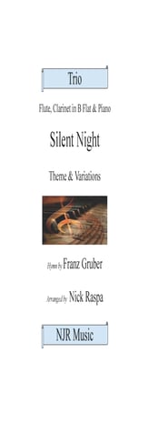 Silent Night (variations) Trio for fl, cl & pf P.O.D. cover